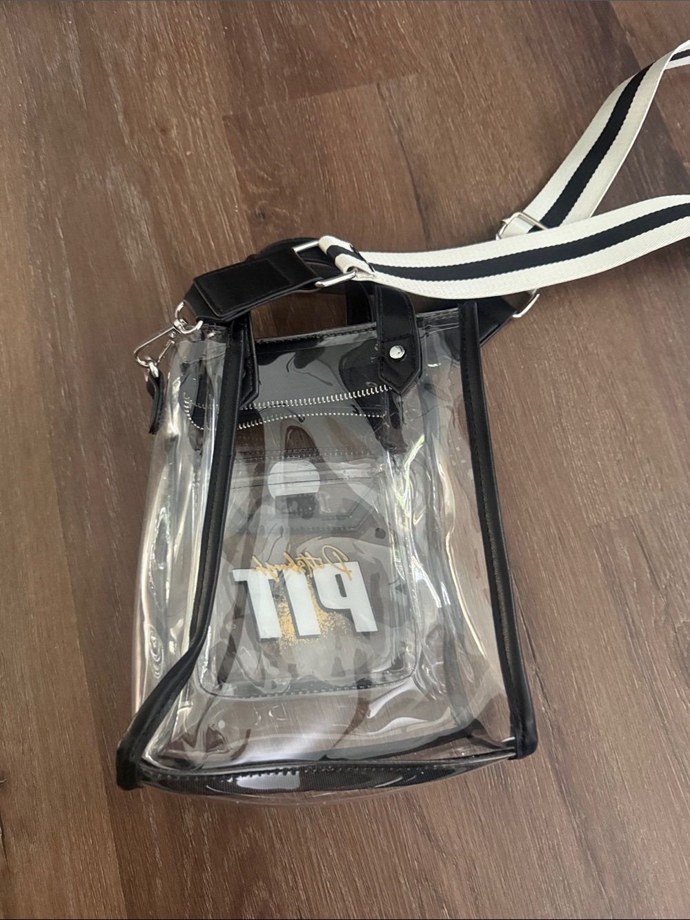 Wear by Erin Andrews Pittsburgh Steelers Clear Bag - Picture 4 of 6